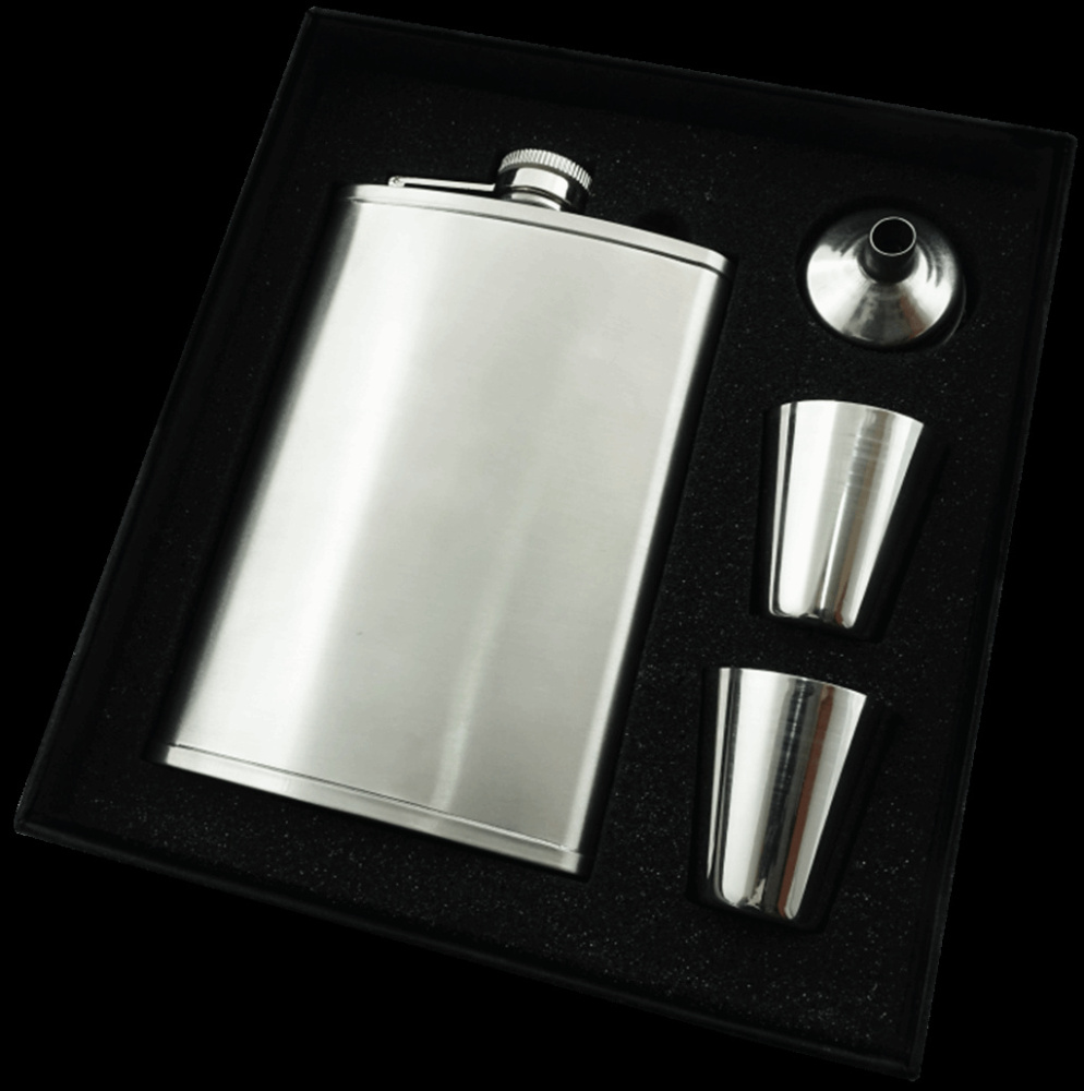 Logo trade promotional product photo of: Hip flask Set 92203600