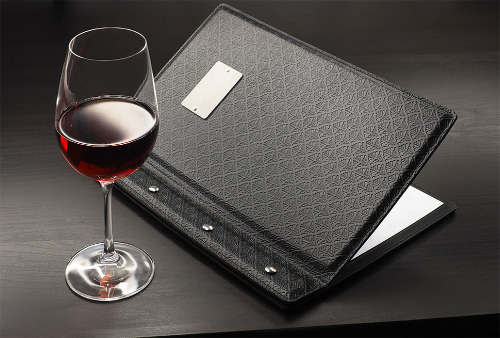 Logo trade promotional merchandise image of: Menu cover 1084244