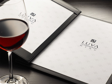 Logo trade business gifts image of: Menu cover 1084244