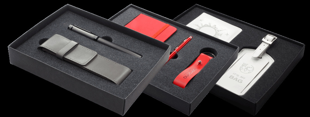 Logo trade promotional giveaways image of: Box for set (16x12x3cm) 1308037