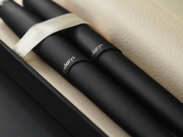Logotrade promotional merchandise photo of: Obsidian stone Pen set 1290036