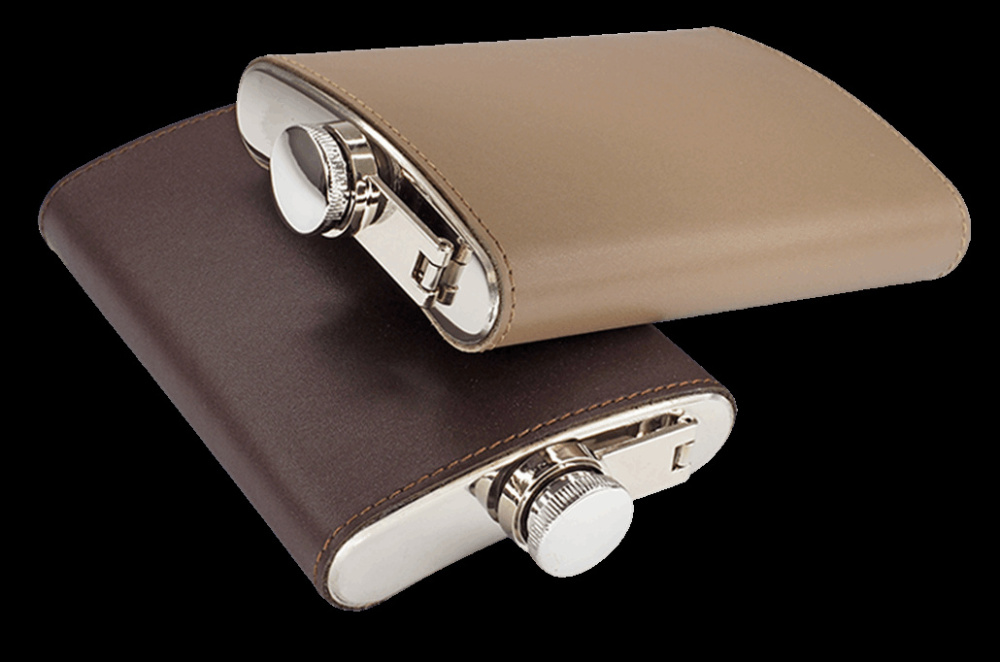 Logo trade promotional merchandise picture of: Hip flask 425131