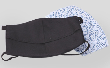 Logotrade promotional giveaway image of: VENUS PRO cotton face mask with a pocket an HEPA filter 1378165