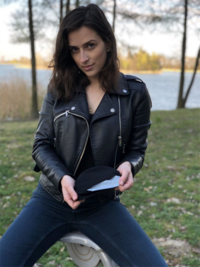 Logo trade promotional giveaway photo of: MARS PRO cotton mask (size M) with pocket and HEPA filter 1380165