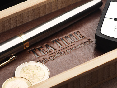 Logo trade promotional merchandise photo of: Wooden desk organiser 1852292