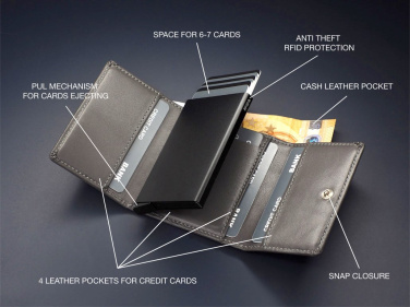 Logo trade promotional gifts image of: RFID wallet 1282131
