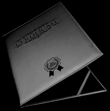 Logo trade promotional item photo of: Certificate cover 152019