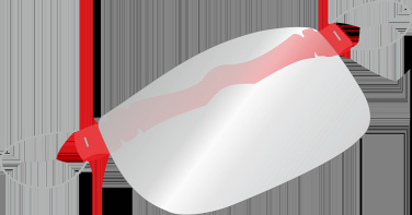 Logotrade promotional giveaway picture of: HESTIA clear face shield-mask for mouth and nose 1452162