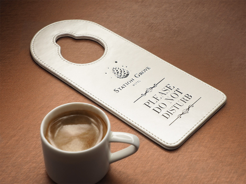 Logo trade corporate gifts picture of: DND door sign 1111119