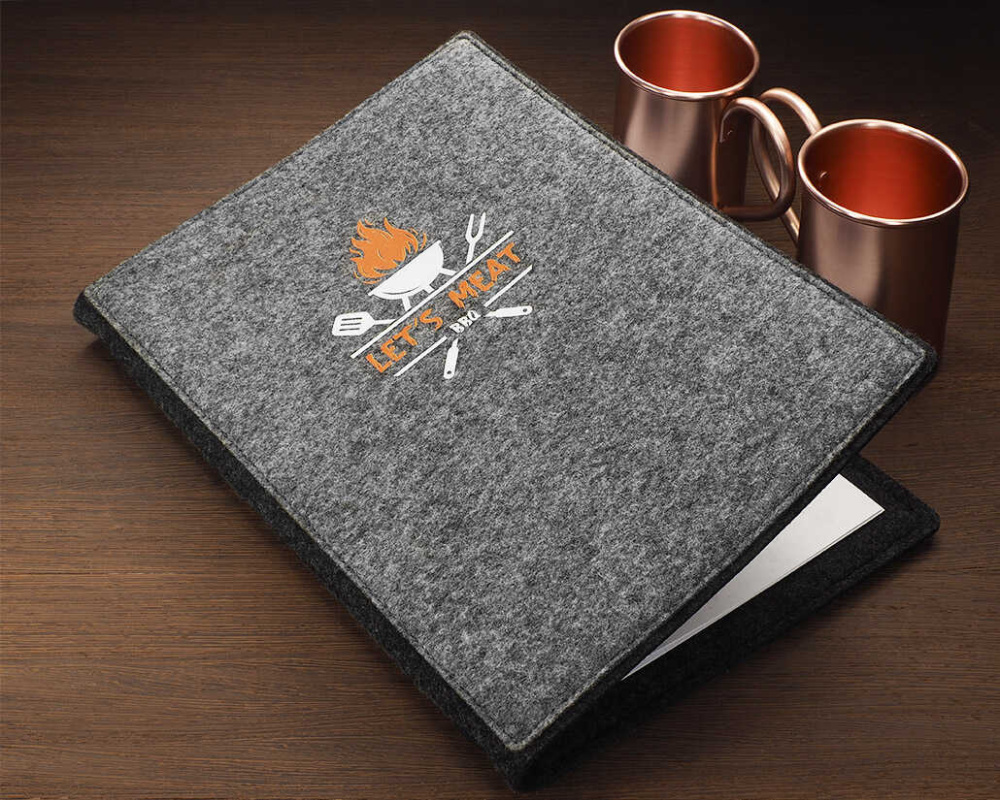 Logo trade promotional merchandise picture of: Menu cover Ambiente 1643246