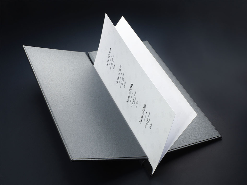 Logo trade advertising product photo of: Menu cover 1680280