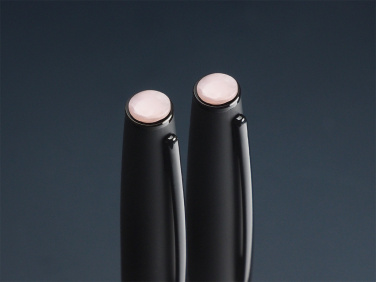 Logo trade promotional merchandise image of: Opal stone Pen set 1286036