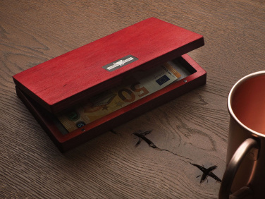 Logo trade advertising products picture of: Wooden bill box 1816121