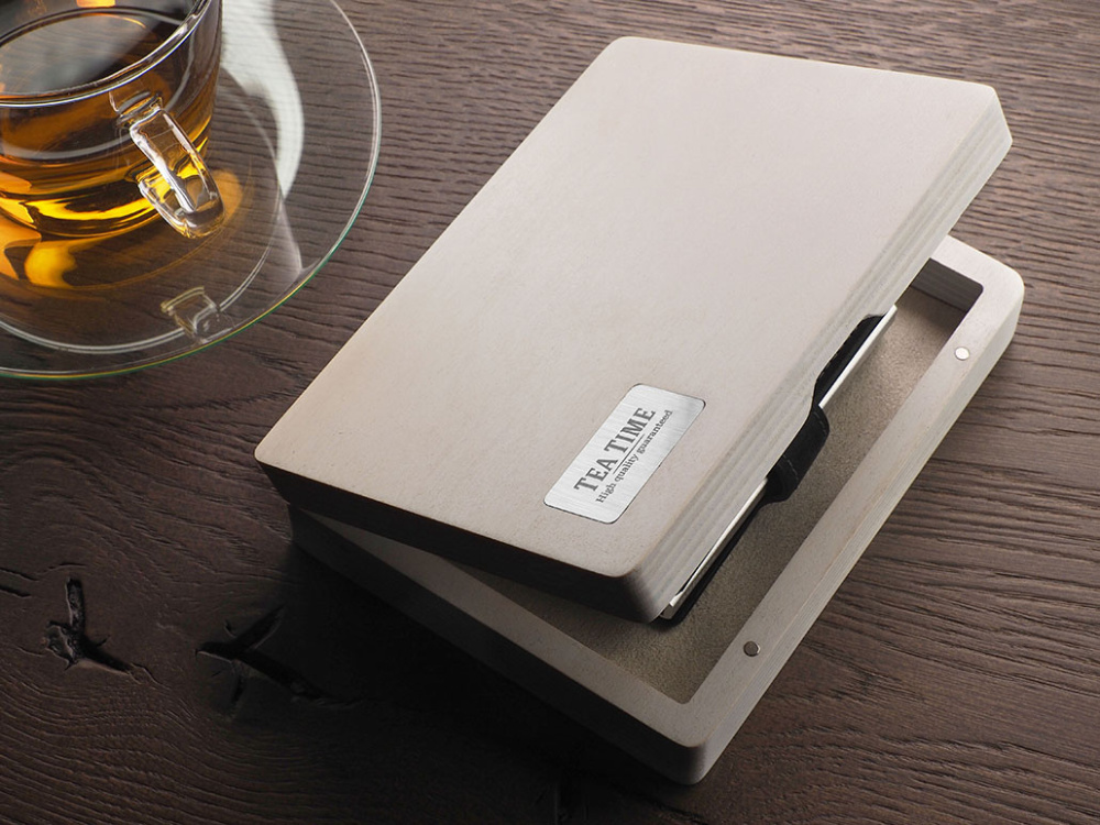 Logo trade corporate gift photo of: Wooden box 1819121