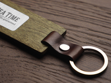 Logotrade promotional item image of: Wooden keyring 1853121