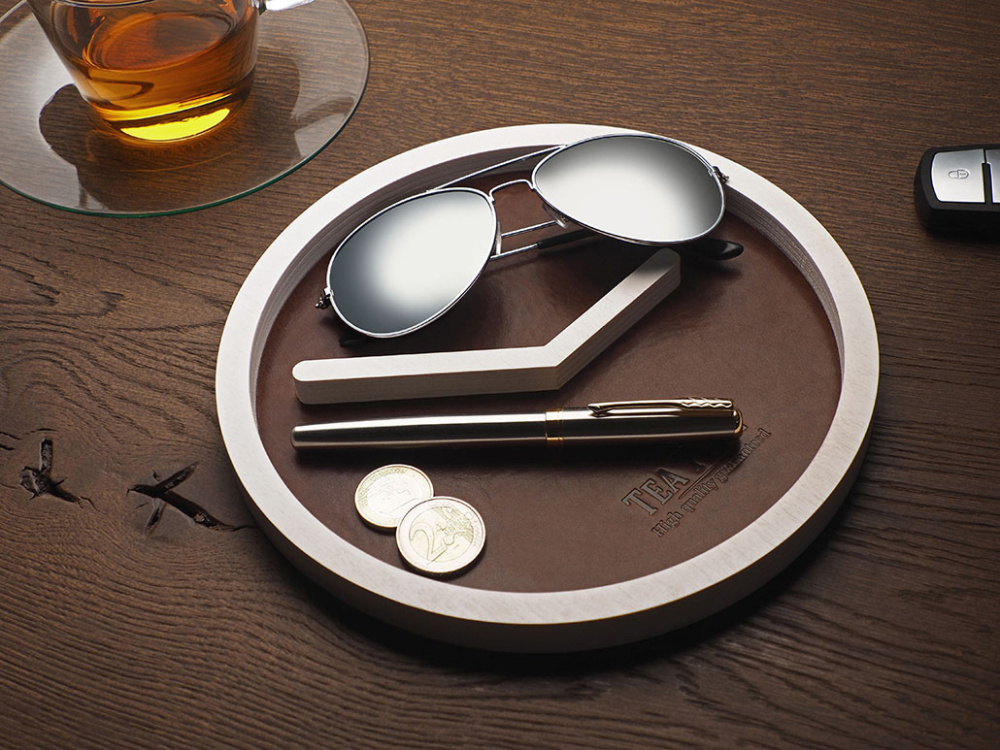 Logotrade promotional merchandise photo of: Wooden desk organiser 1851121