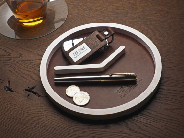 Logo trade promotional gifts image of: Wooden desk organiser 1851121