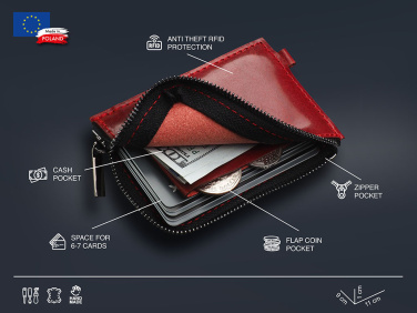 Logo trade promotional merchandise photo of: Wallet 1935141