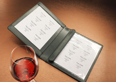 Logo trade corporate gifts picture of: Menu cover 1056119