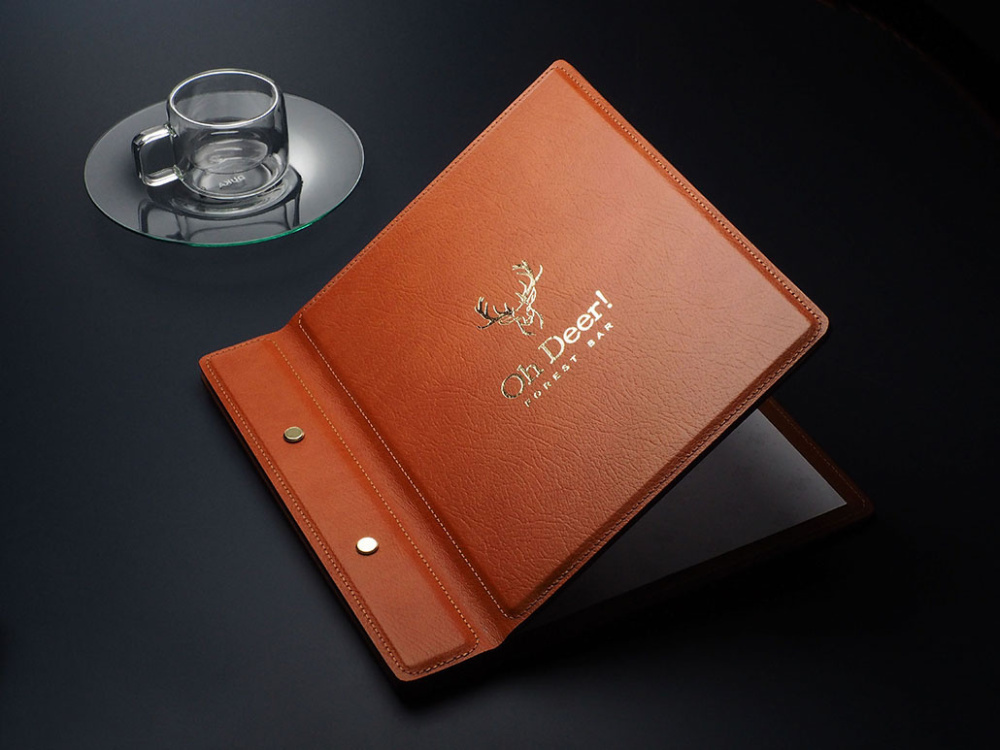 Logo trade promotional merchandise photo of: Menu cover 1085318