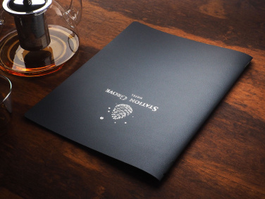 Logo trade business gifts image of: Menu cover 1959319