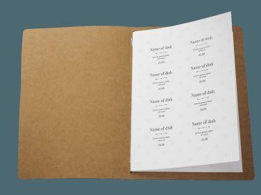 Logo trade business gift photo of: Menu cover Ambiente 1178106