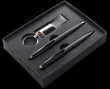 Logo trade promotional giveaways image of: Amber set 1331036