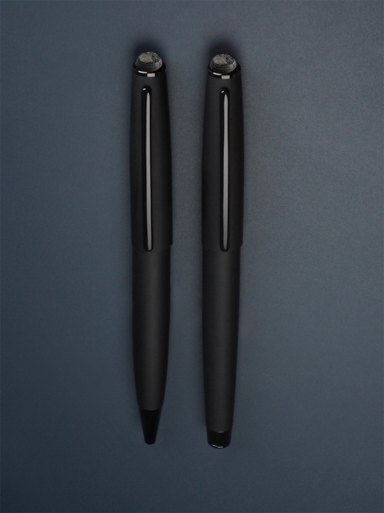 Logo trade corporate gifts picture of: Pen set with coal 2094036