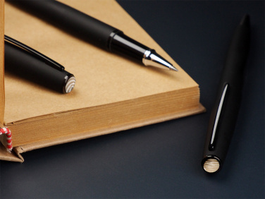 Logotrade promotional products photo of: Striped Flint Pen set 1284036