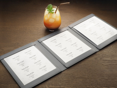 Logo trade advertising products image of: Menu cover 1069094