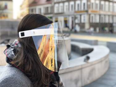 Logo trade promotional gifts picture of: TEMIDA tilting face shield 1424162