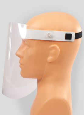 Logo trade corporate gifts image of: TEMIDA tilting face shield 1424162