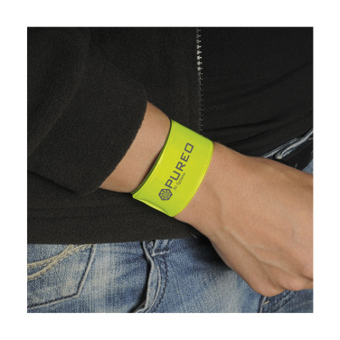 Logo trade business gifts image of: SnapWrap fluorescent armband