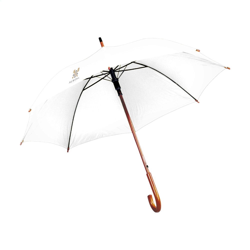 Logo trade promotional giveaway photo of: FirstClass RCS RPET umbrella 23 inch