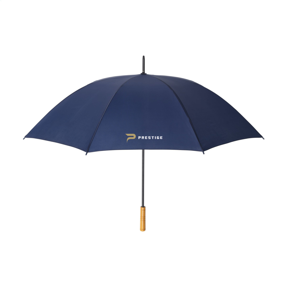 Logotrade corporate gift image of: BlueStorm RCS RPET umbrella 30 inch