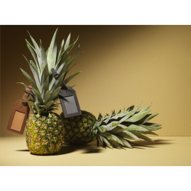 Logotrade promotional giveaway image of: Vegan Pineapple Leather Luggage Tag
