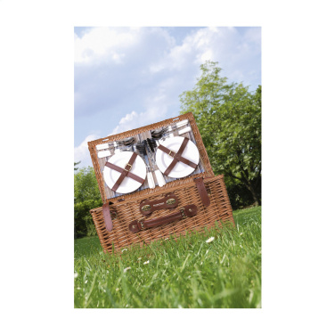 Logo trade promotional merchandise photo of: QualityTime picnic basket
