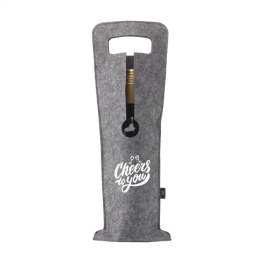Logo trade promotional merchandise photo of: Wine Bag-to-Give GRS RPET