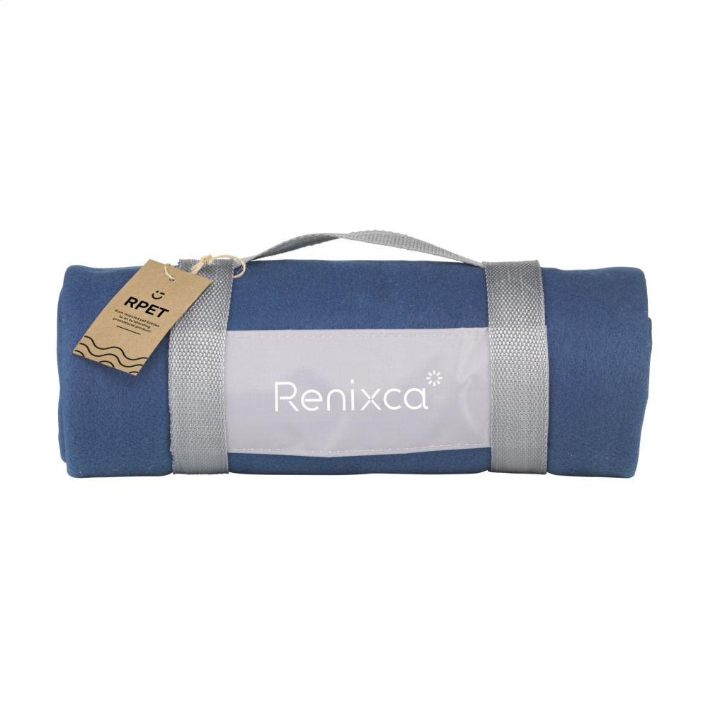 Logotrade promotional item picture of: SuperSoft RPET (180 g/m²) fleece blanket