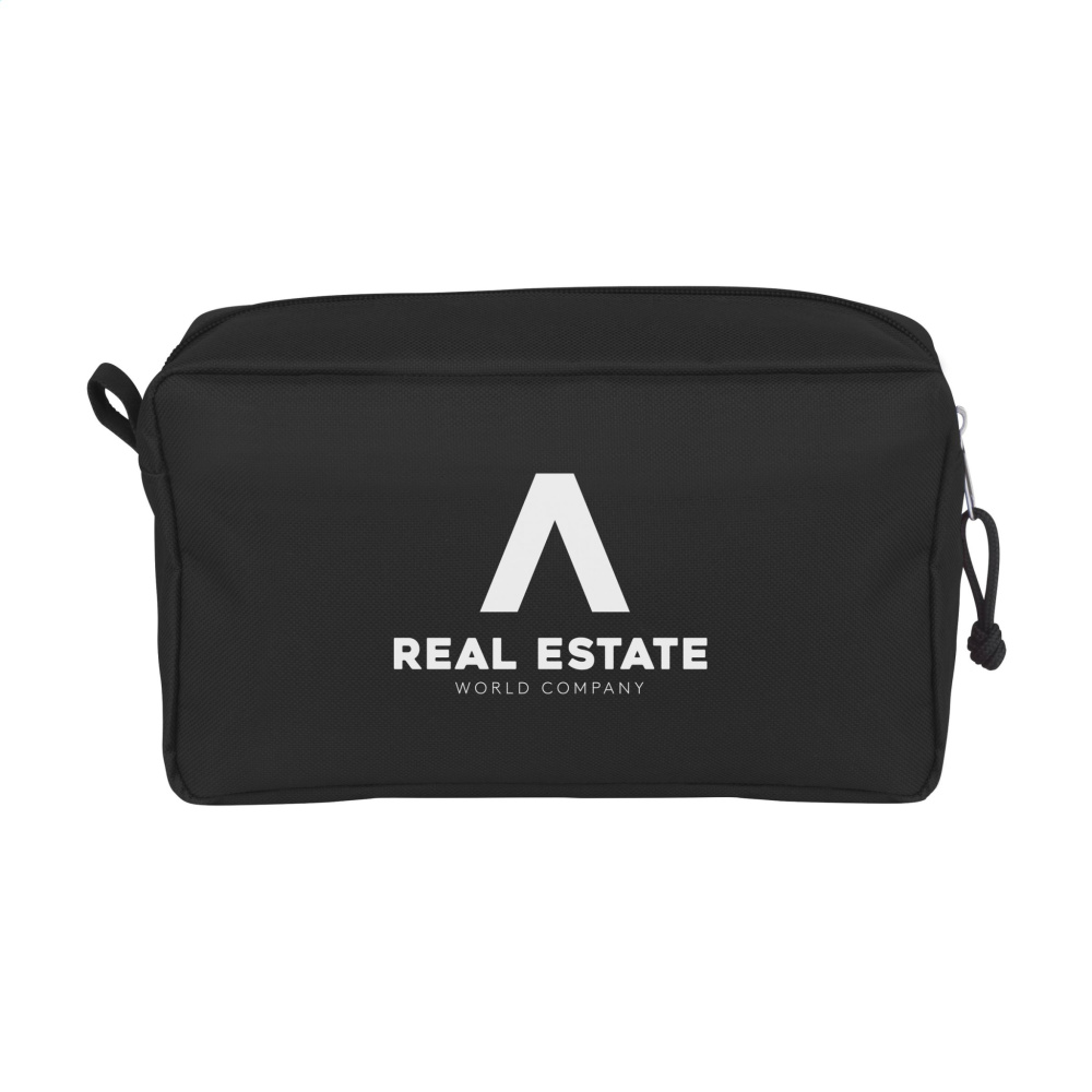 Logo trade corporate gifts picture of: Stacey GRS RPET toiletry bag