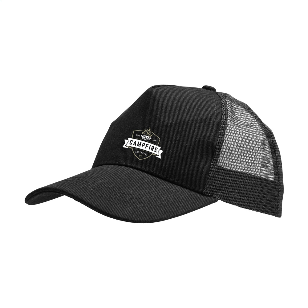 Logo trade advertising products picture of: Trucker Recycled Cotton cap