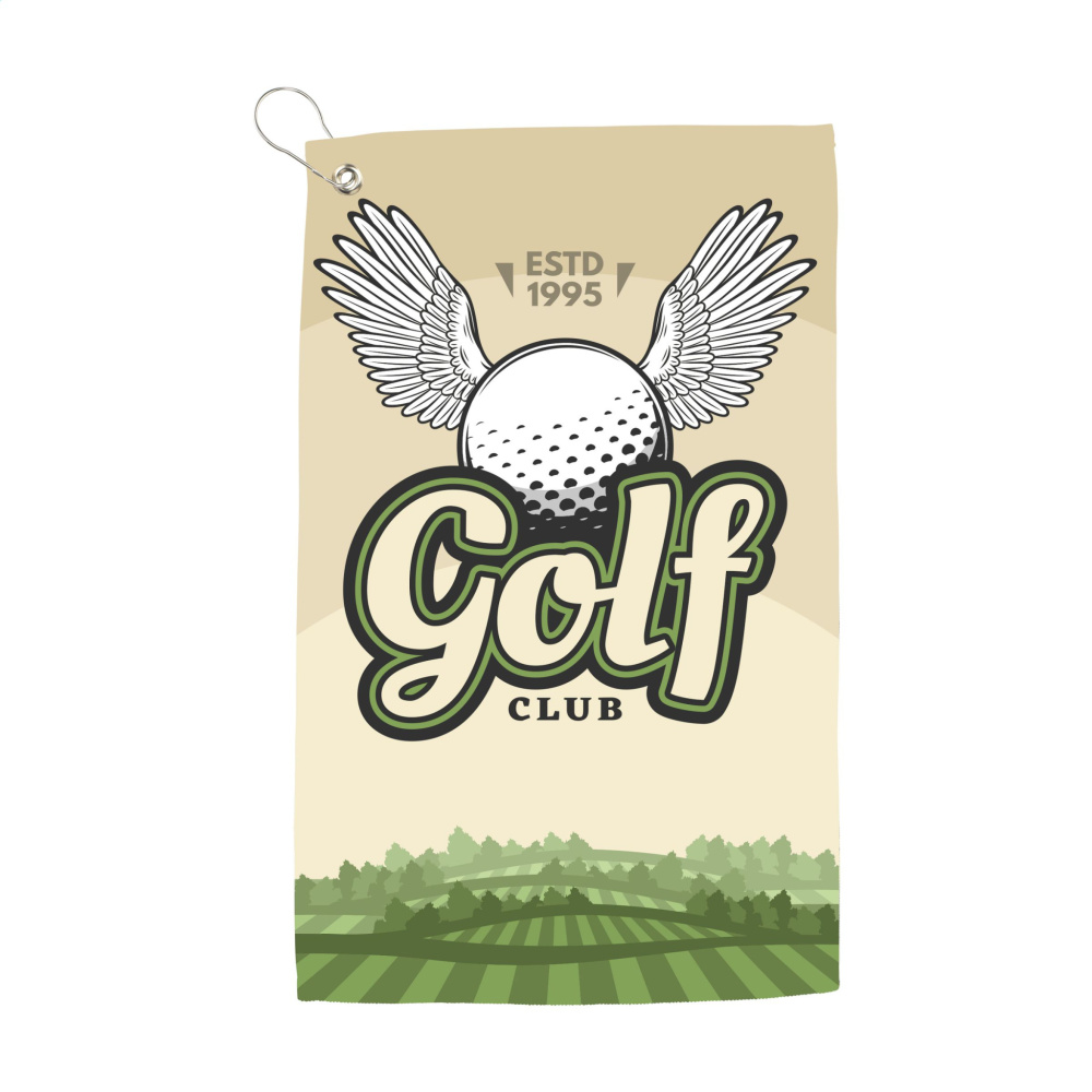 Logo trade corporate gift photo of: GolfTowel 400 g/m² 30x50
