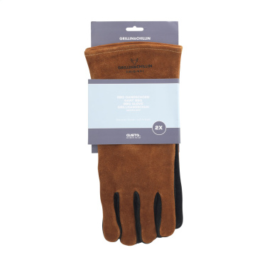 Logo trade promotional products image of: Gusta Grill BBQ Gloves