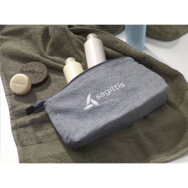 Logo trade promotional merchandise picture of: Wolkat Safi Recycled Textile Cosmetic Bag