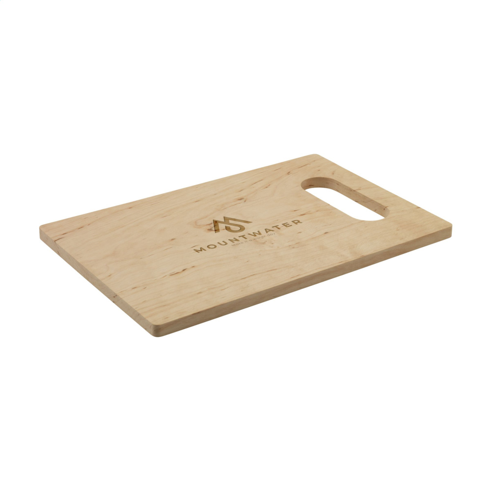 Logo trade promotional products picture of: Alder Wood Chopping Board Open Grip