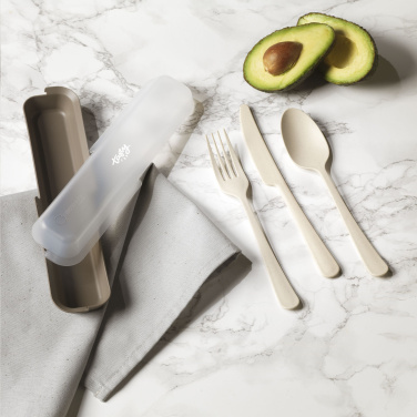 Logo trade promotional giveaways image of: Outdoor 3-piece Cutlery Set