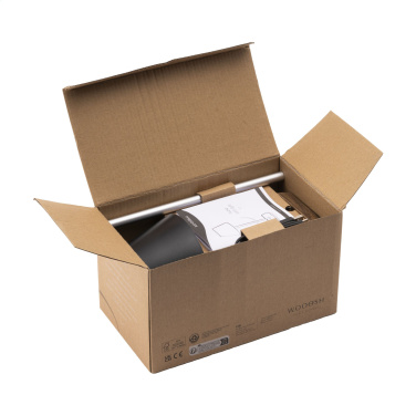 Logo trade promotional merchandise picture of: Wooosh RCS Luzia Table Light