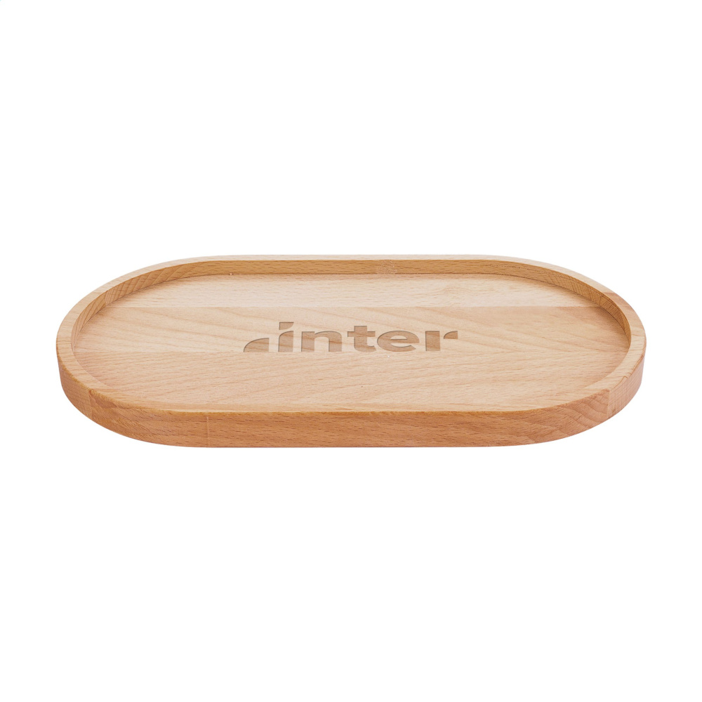 Logo trade promotional giveaways picture of: Harmony Serving Tray Oval