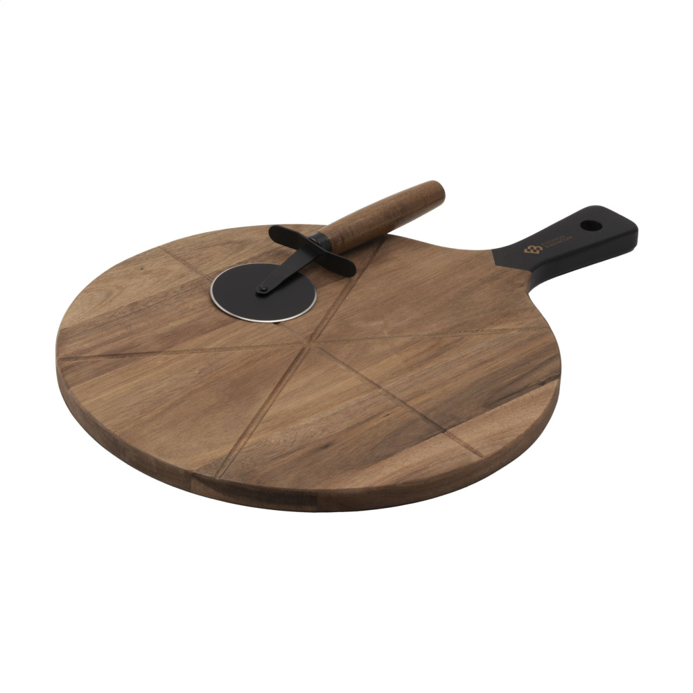 Logo trade promotional giveaways image of: Pizza Set Rustico 2-pcs