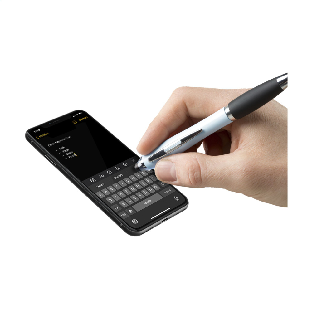 Logo trade promotional item photo of: Athos Colour Touch stylus pen